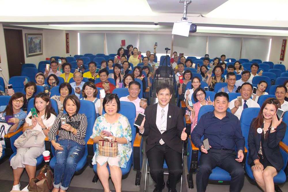 獅子會300A1區舉辦領導人行銷課程，感信文創執行長林信君擔任講師.